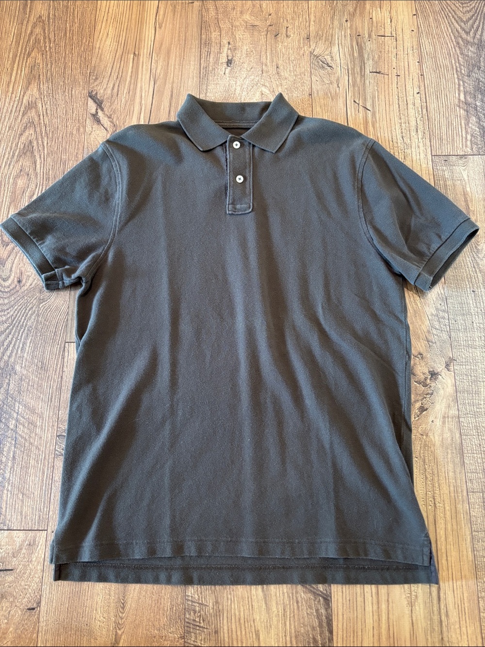 J.Crew Men's Brown Vintage Polo